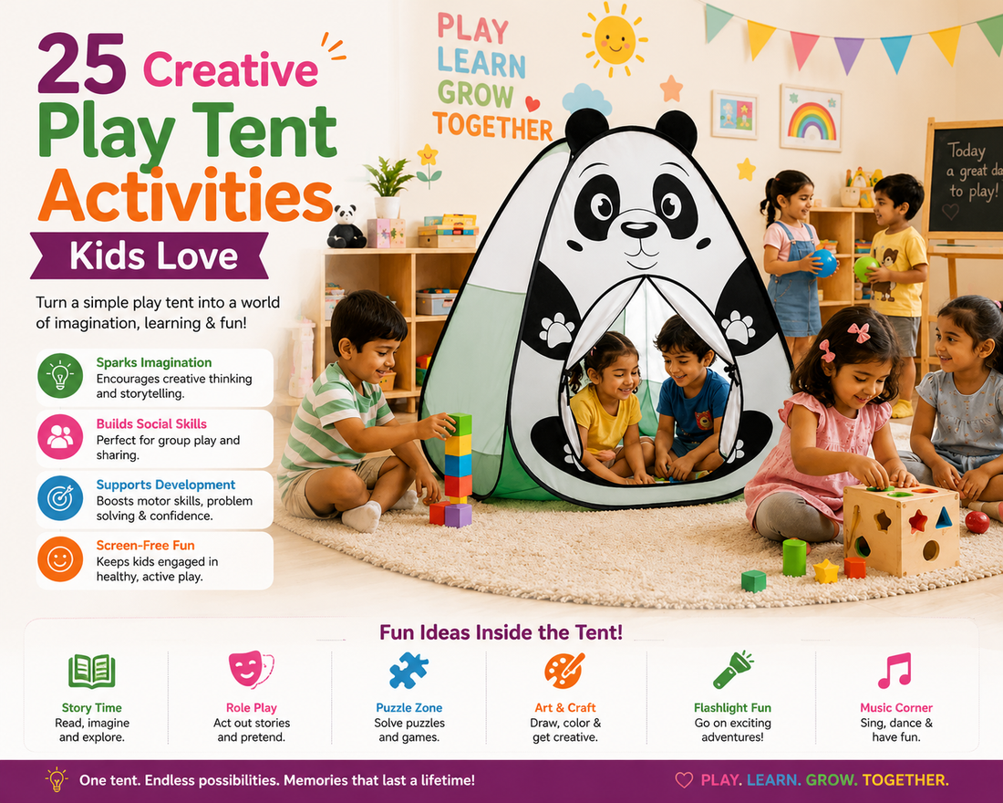 25 Creative Play Tent Activities Kids Love