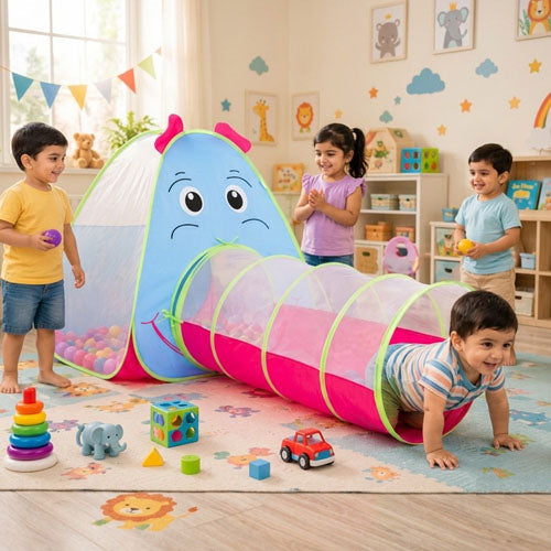 ELEPHANT 2-IN-1 PLAY TENT SET