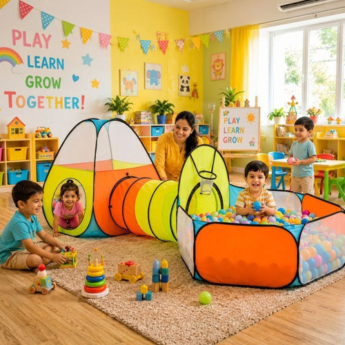 3-in-1 ADVENTURE PLAY TENT SET