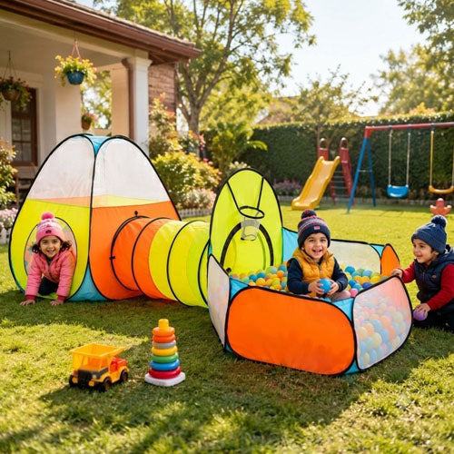 3-in-1 ADVENTURE PLAY TENT SET