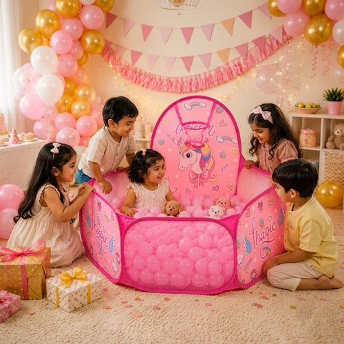 UNICORN BALL POOL (WITH 30 COLOURFUL BALLS)
