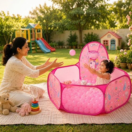 UNICORN BALL POOL (WITH 30 COLOURFUL BALLS)