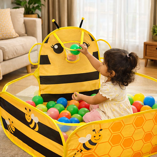 BUMBLE THE BEE BALL POOL (WITH 30 COLOURFUL BALLS)