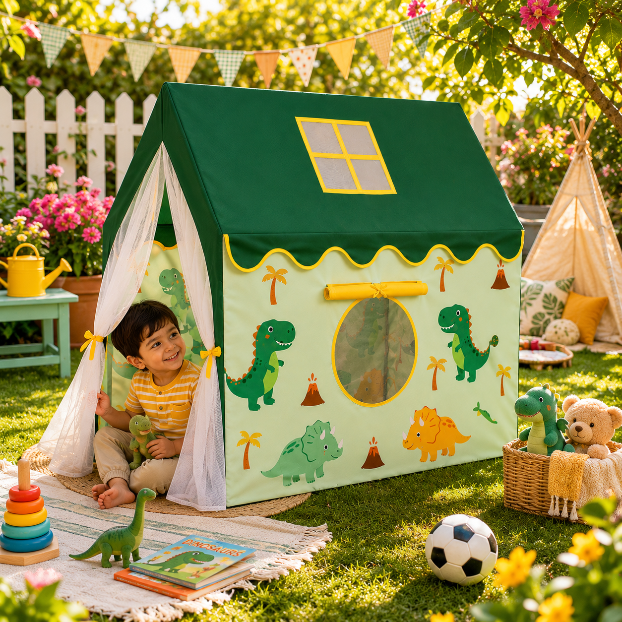DINO DEN PLAY TENT