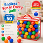 PACK OF 50 BALLS (6CM)