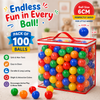 PACK OF 100 BALLS (6CM)