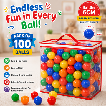 PACK OF 100 BALLS (6CM)