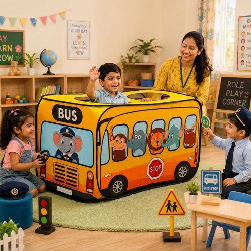 SCHOOL BUS TENT