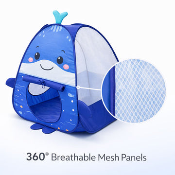 WALY THE WHALE POP-UP PLAY TENT